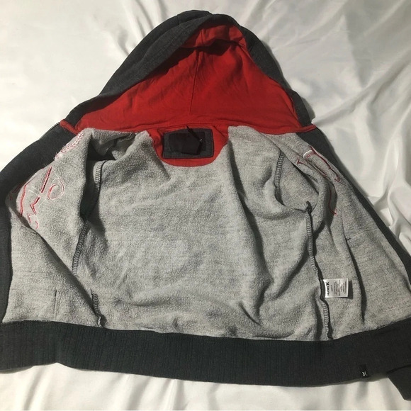 Hurley Kids' Full Zip Hoodie - Grey - Small (US 5/6) - Picture 7 of 10